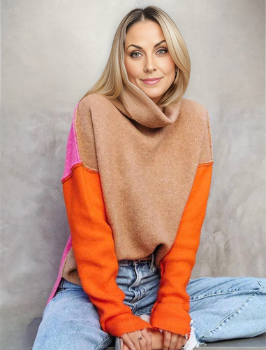Stilla | Vidunderlig farveblok sweater