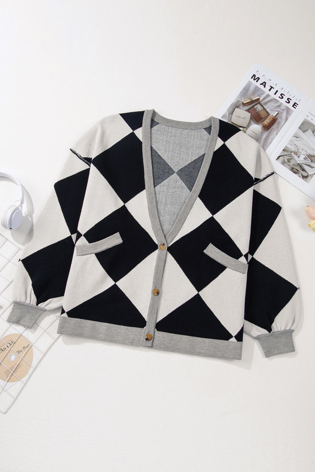 Stilla | Trendy og Løs Cardigan.