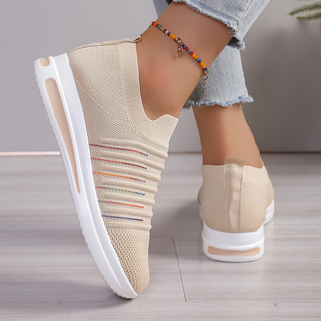Stilla | Sommer Loafers Til Damer Åndbare, Lette Slip on Sko Med Åbne Tæer