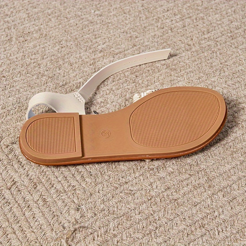 Stilla | Sommer Sandaler Til Damer Med Dekorativt Materiale