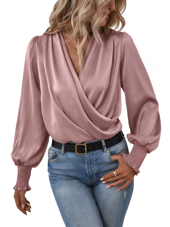 Stilla | Bluse Romantique med lanterneærmer