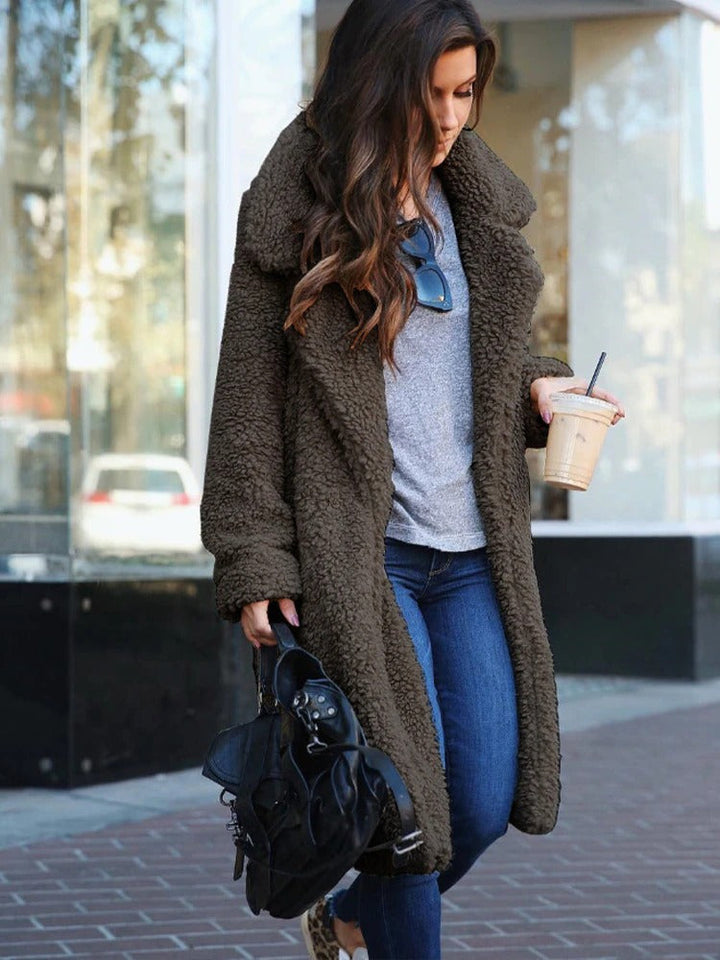 Stilla | Elegant Plysfrakke Til Damer