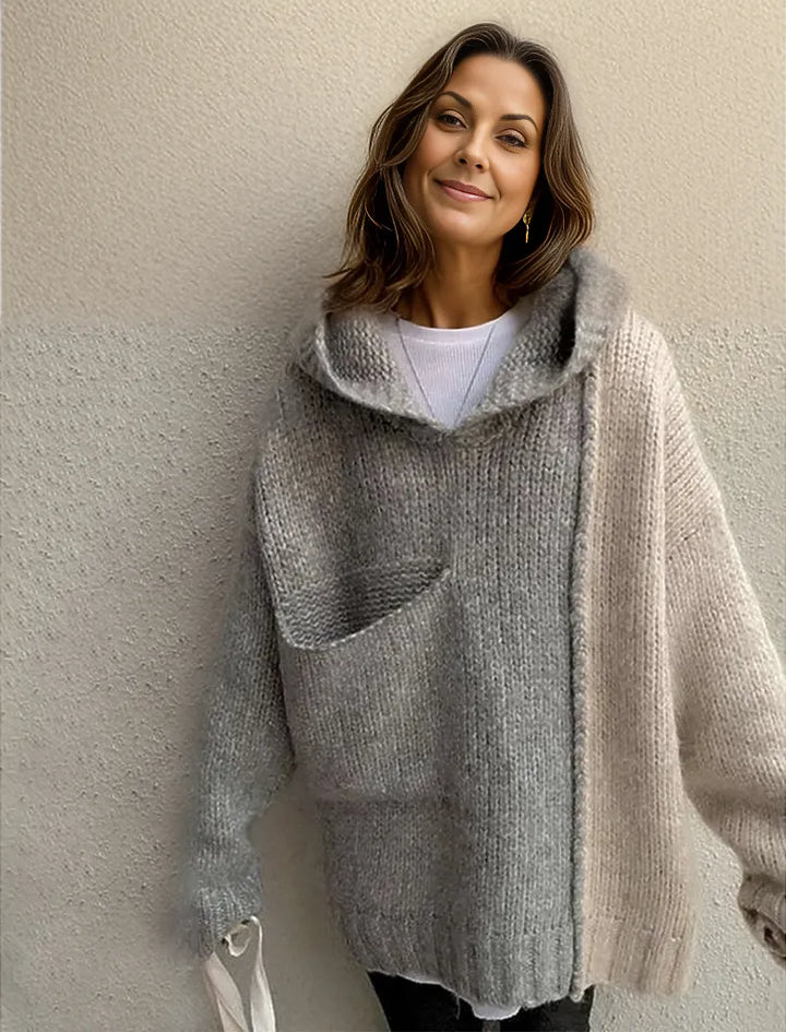 Stilla | Farbblock-sweatshirt Mit Kapuze