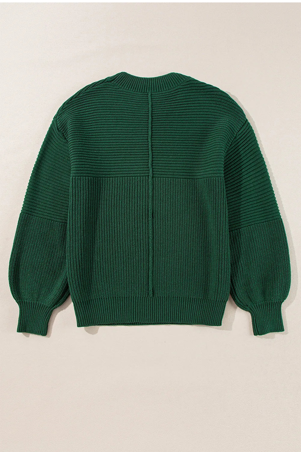 Stilla | Rundhalset Sweater med Dybte Skuldre