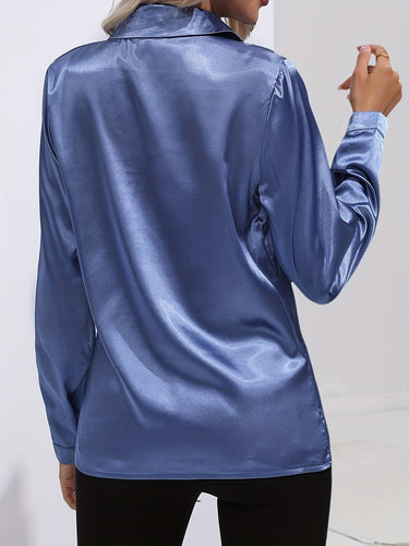 Stilla | Elegante Satin Bluse