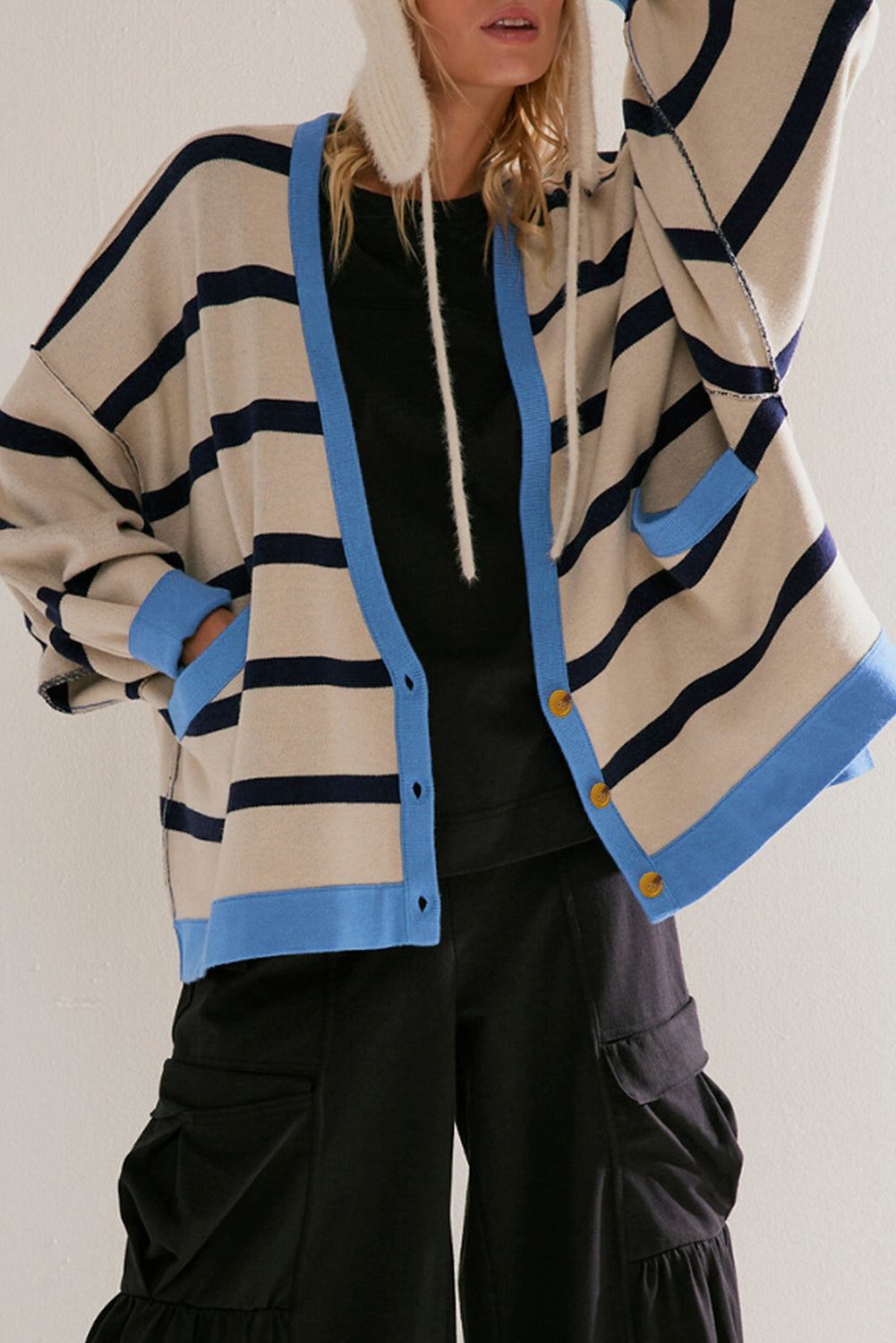 Stilla | Trendy og Løs Cardigan.