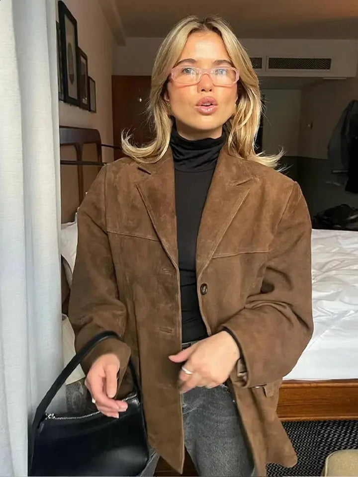 Stilla | Damers Oversize Blazer Moderne