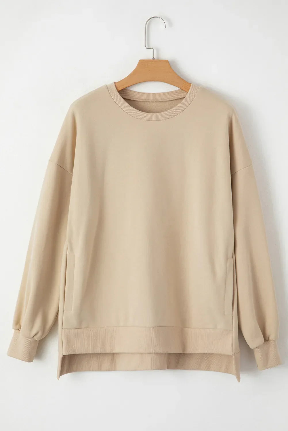 Stilla | Sweatshirt med Rund Halsaussnit og Lange Ærmer