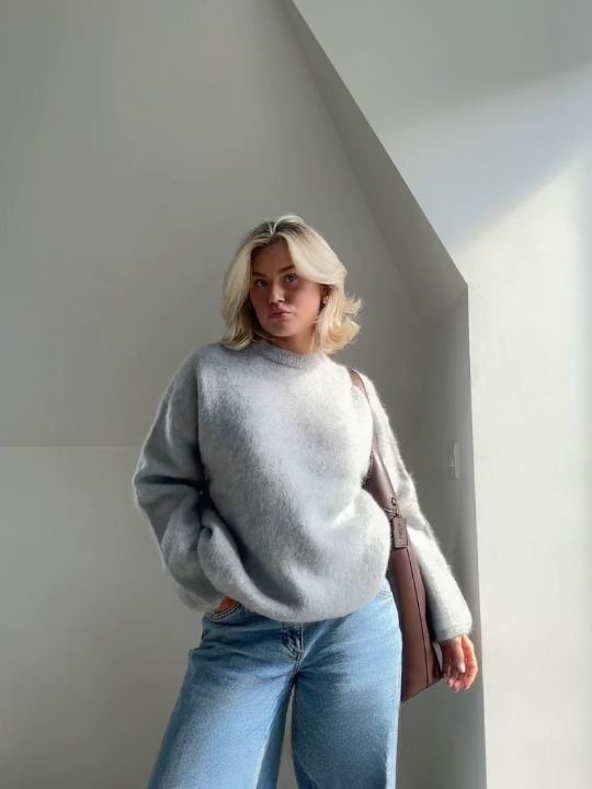 Stilla | blød Mohair-strikpullover