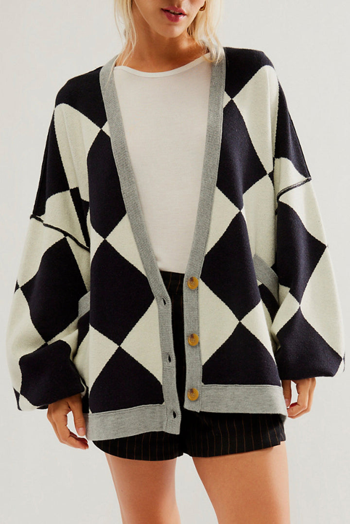 Stilla | Trendy og Løs Cardigan.