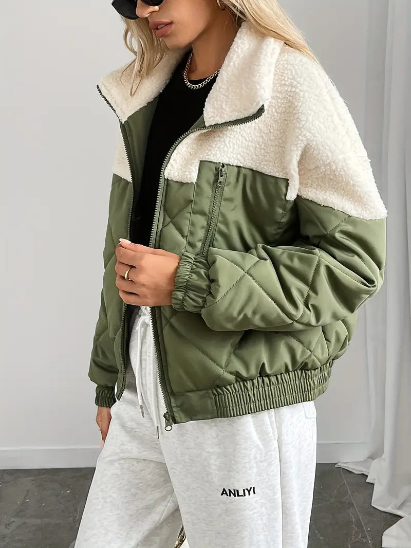 Stilla | Fleece-steppjakke