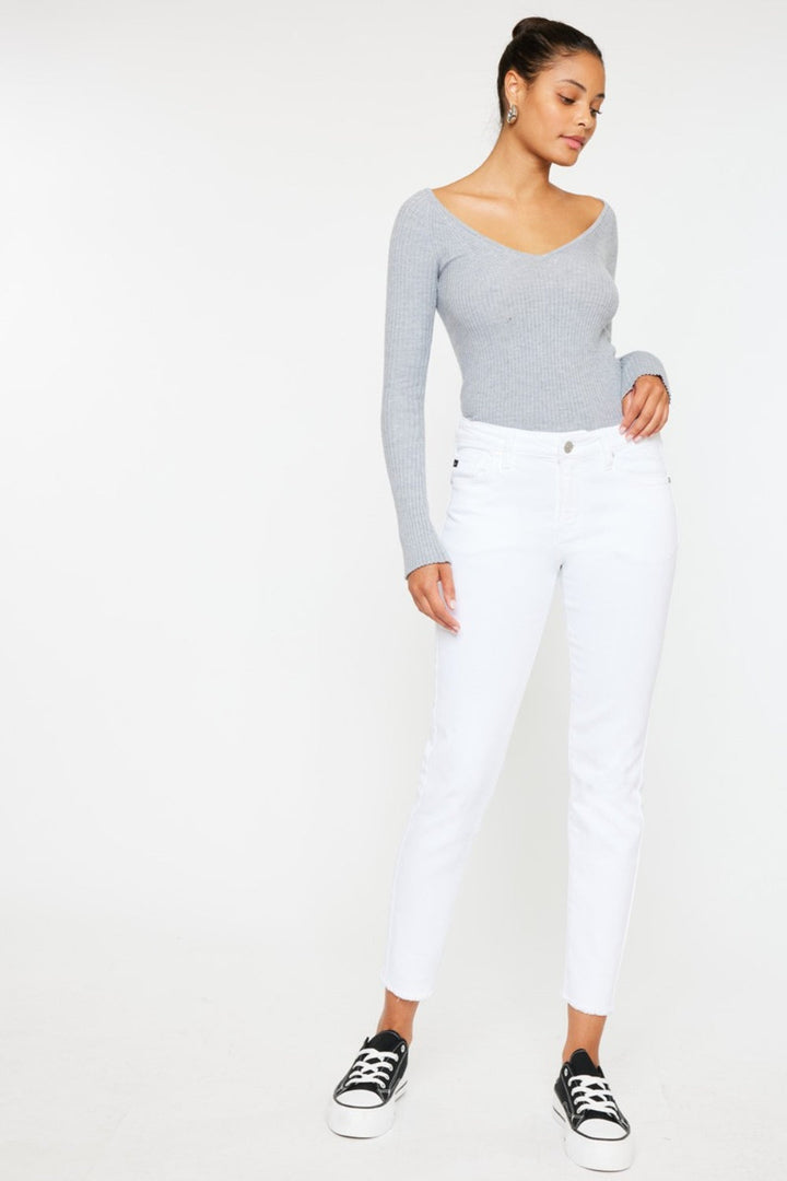 Stilla | Mid Rise Ankel Skinny Jeans