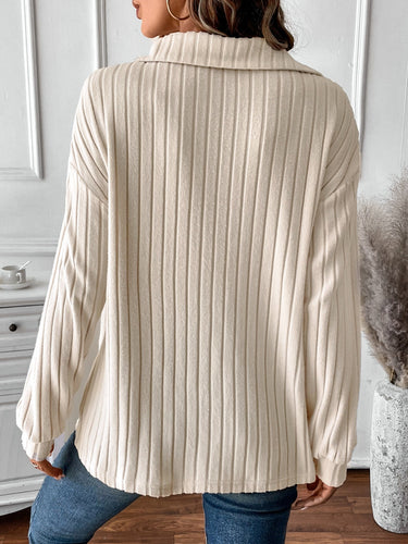 Stilla | Langærmet Ribbet T-shirt Med Johnny Krave