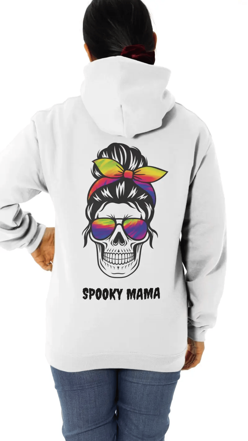 Stilla | Spooky Sku Mama Bue Unisex Hættetrøje