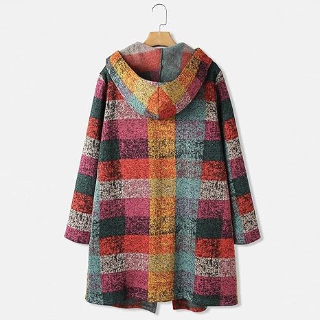 Stilla | Multicolor Dame Hættecardigan