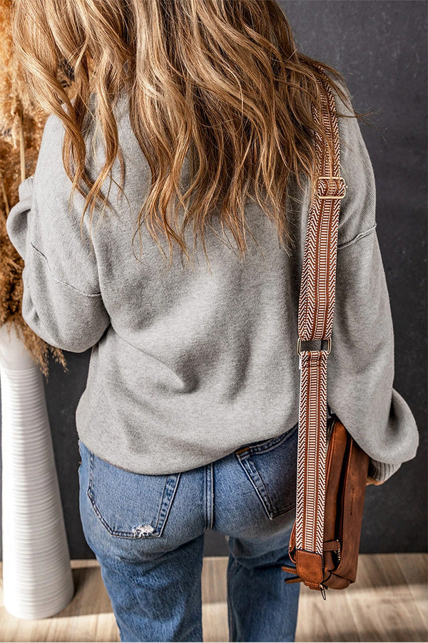 Stilla | Lækkert Oversized Pullover Med Rullekrave