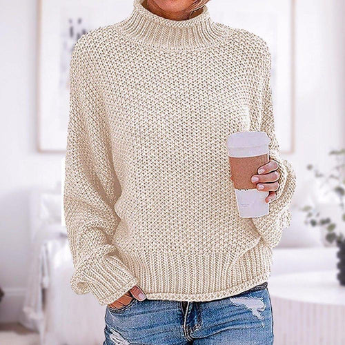 Stilla | Sweater med lange ærmer i ensfarvet