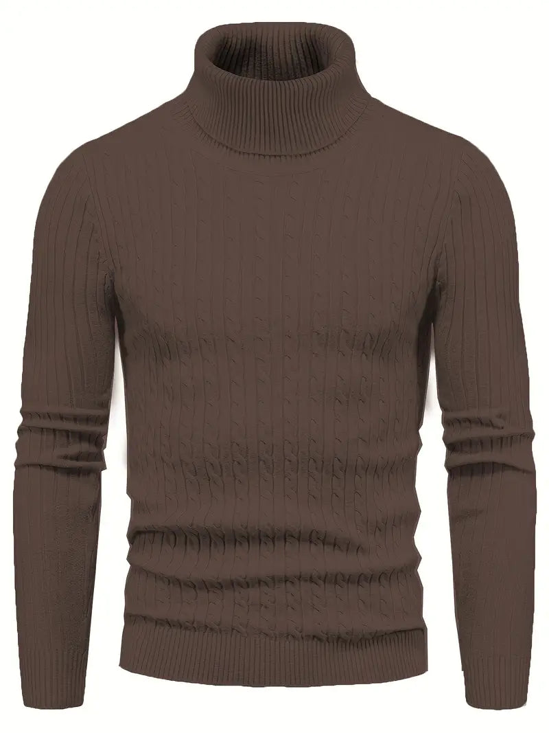 Stilla | Herresweater med højt halsudskæring
