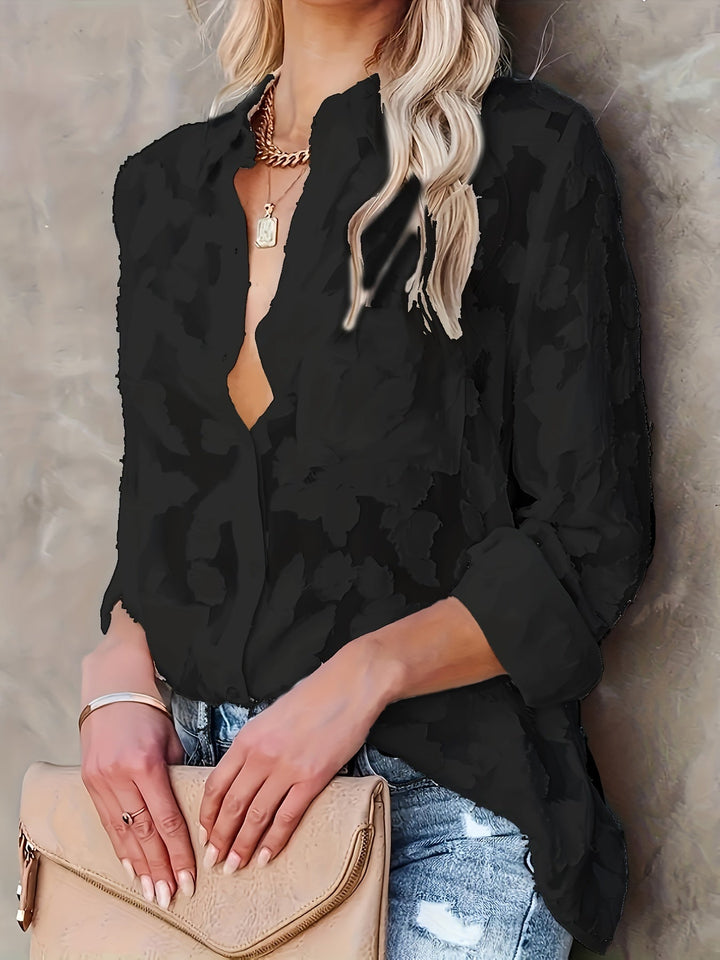 Stilla | Jacquard Dameskjorte