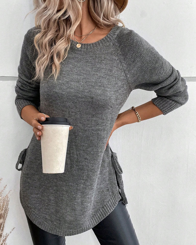 Stilla | Raglanærmer og knude sides design