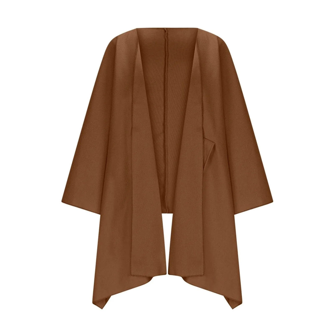 Stilla | Cozy Strikket Lang Cardigan med Flagermusærmer