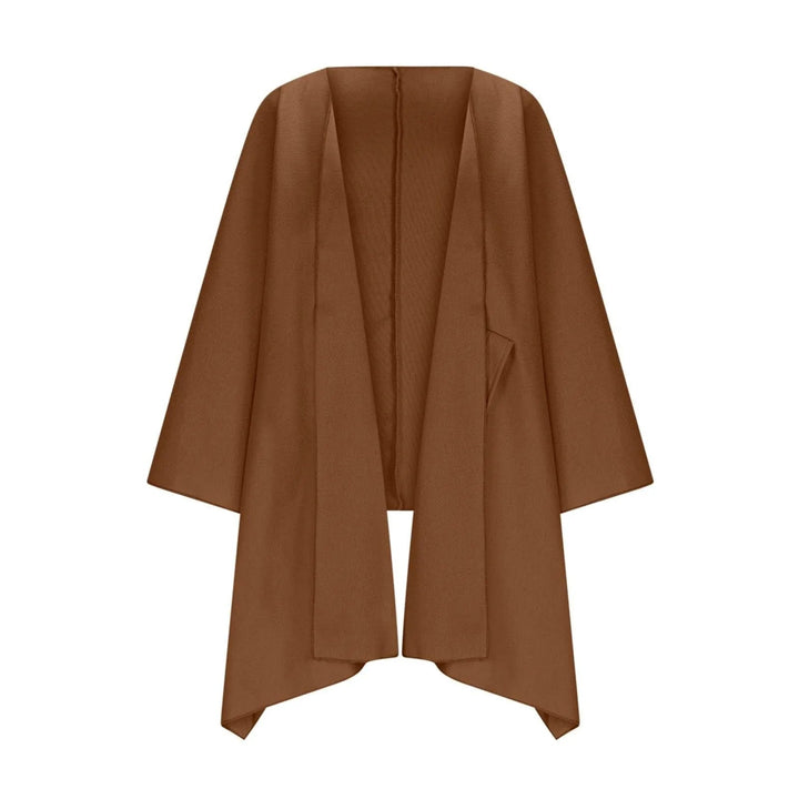 Stilla | Cozy Strikket Lang Cardigan med Flagermusærmer