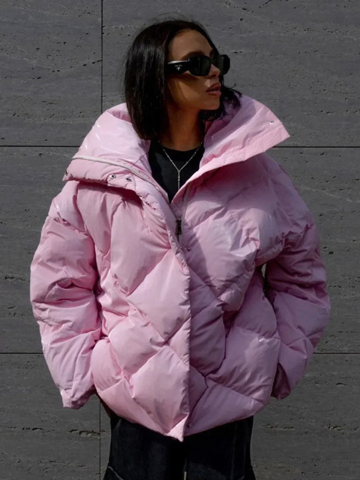 Stilla | Oversized Puffer med Lynlås