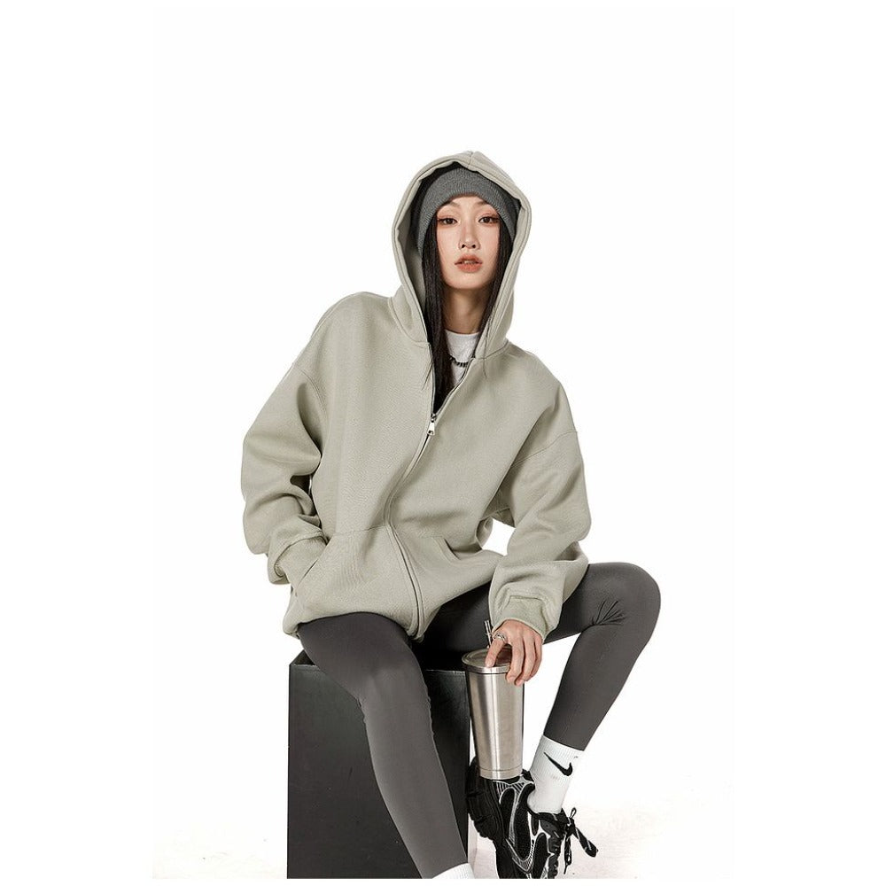Stilla | Hoodie med Lynlås til Damer