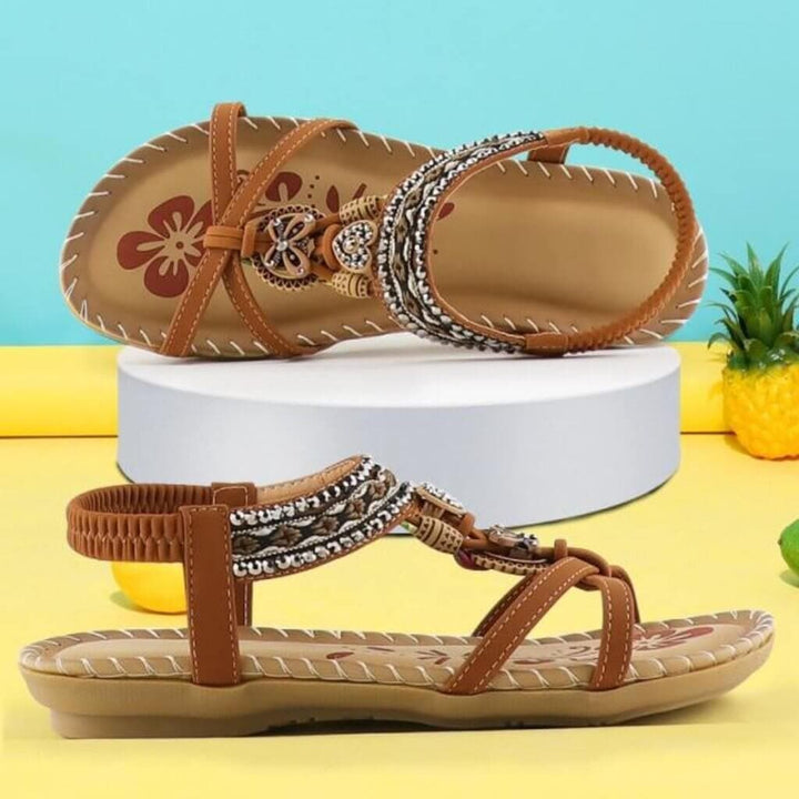 Stilla | Sandaler Med Elastisk Bånd Og Blød Platform
