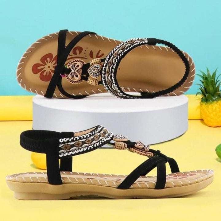 Stilla | Sandaler Med Elastisk Bånd Og Blød Platform