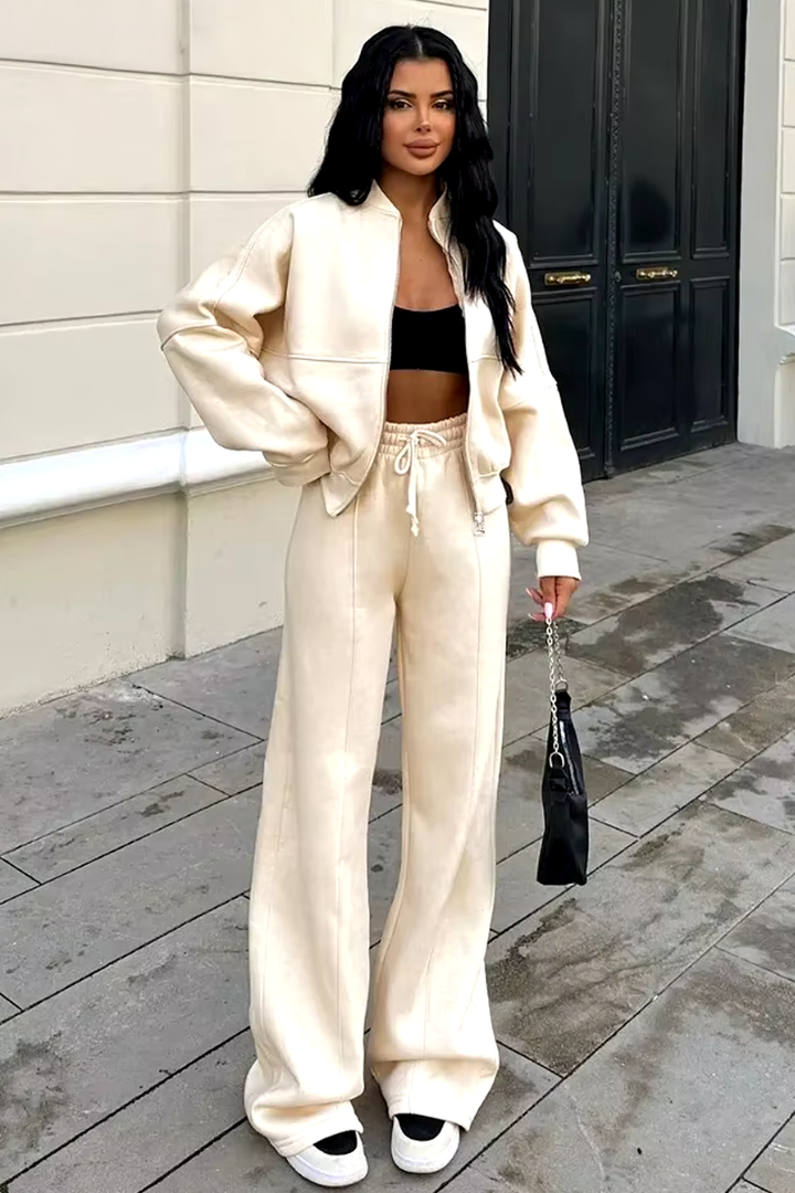 Stilla | Comfort Sæt Med Afslappet Og Bukser Til Et Elegant Og Hyggeligt Look