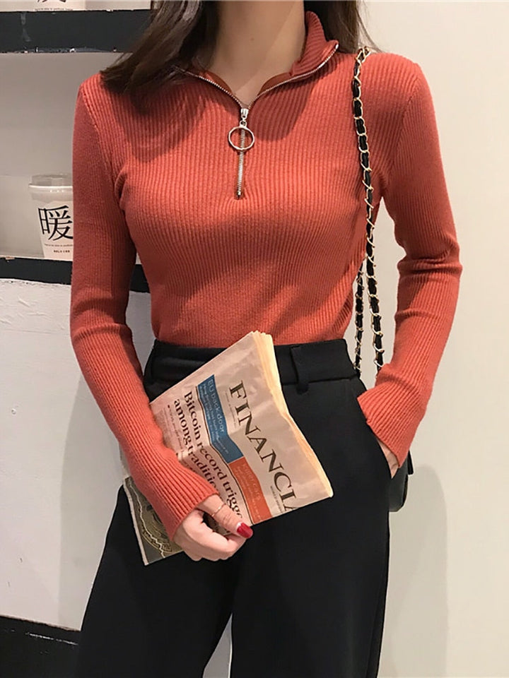 Stilla | Dame rullekrave sweater