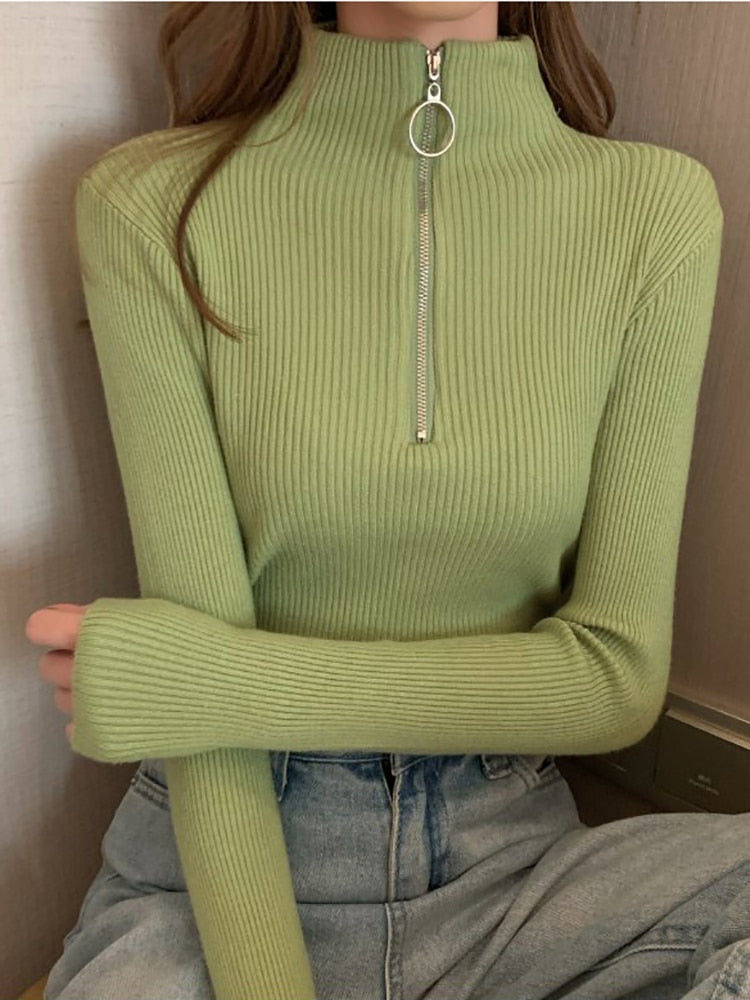 Stilla | Dame rullekrave sweater