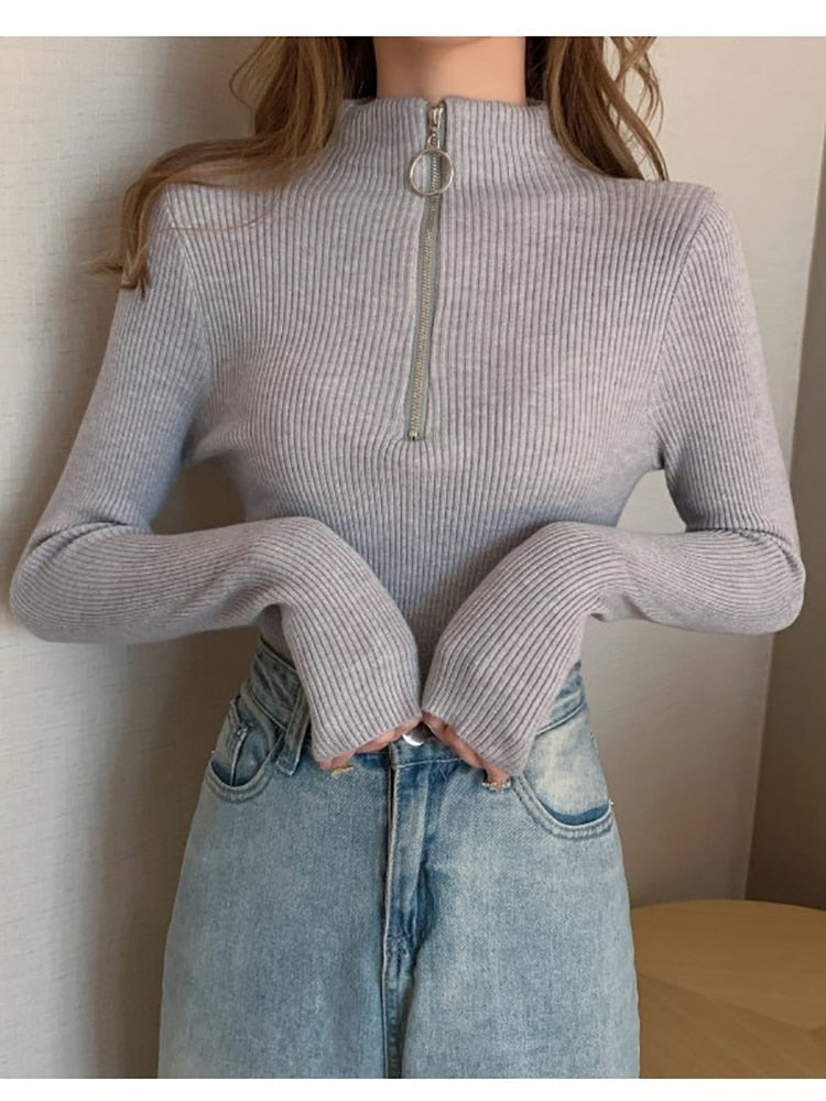 Stilla | Dame rullekrave sweater