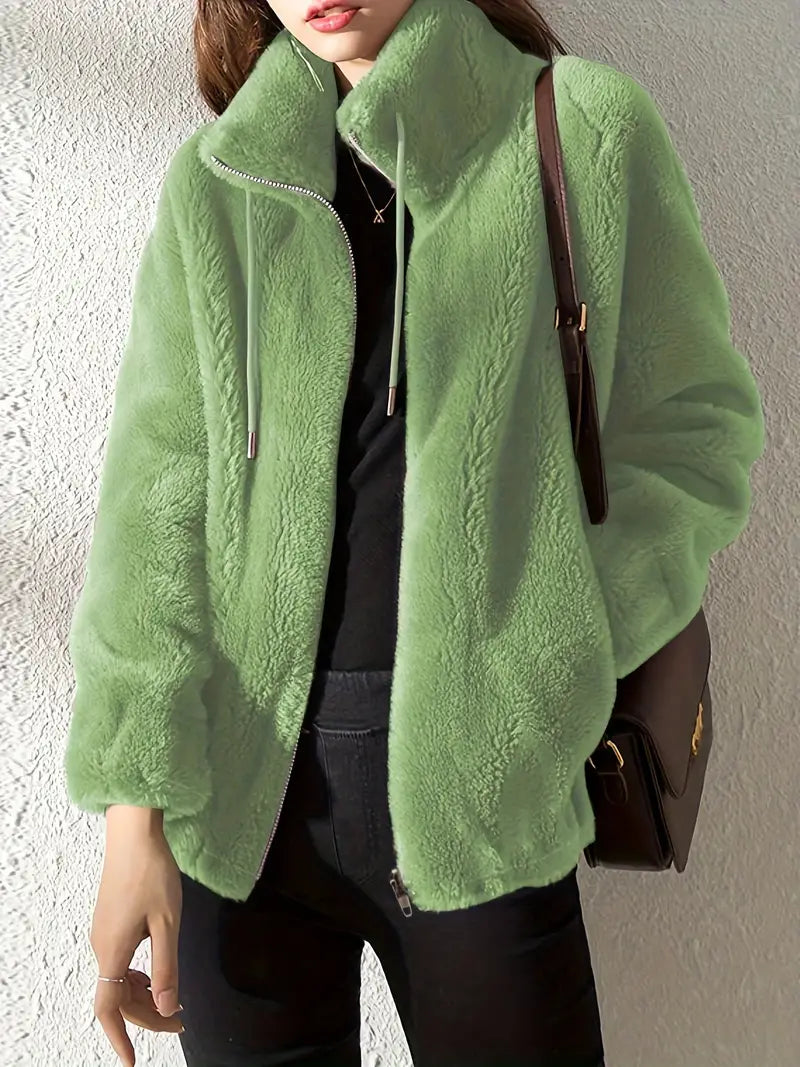 Stilla | Behagelig Pullover Med Lynlås og Snor