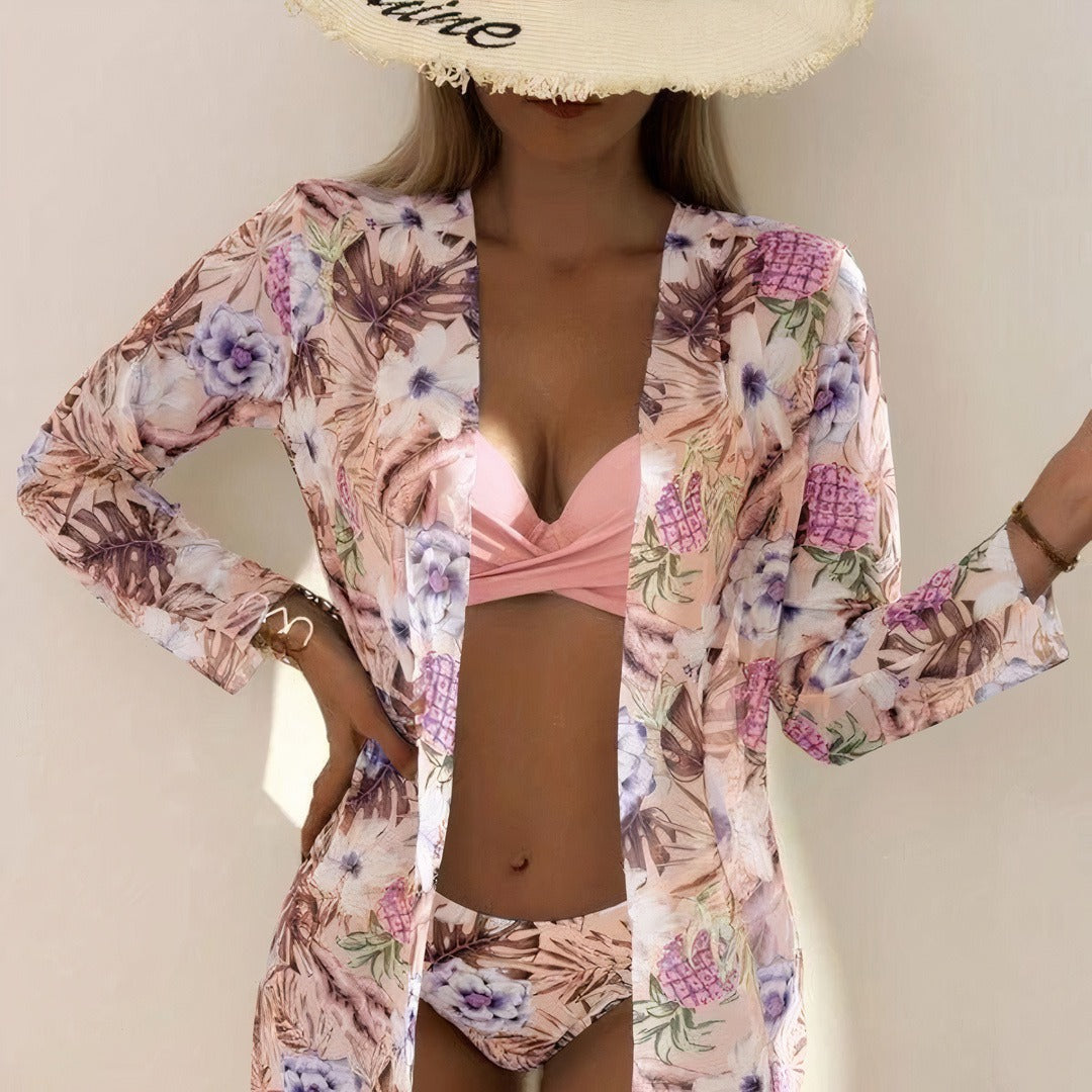 Stilla | Stilla 1 I 1 Bikini Sæt Med Blomsterprint (bestseller)