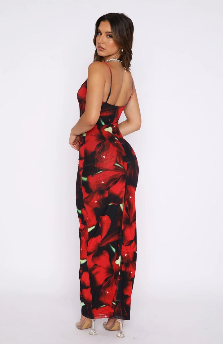 Stilla | Blomstret Sommer Maxi Kjole