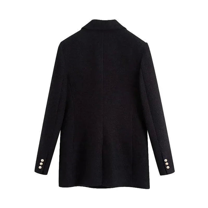 Stilla | Sort Blazer Dame - Formal-Business - Ensfarvet-Einfarvet