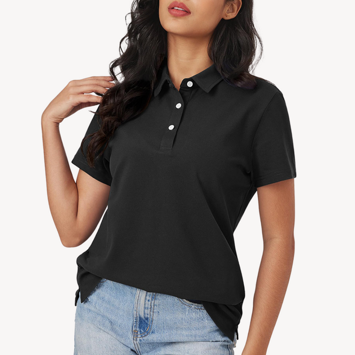 Stilla | Kvinders Cotton Polo Shirt