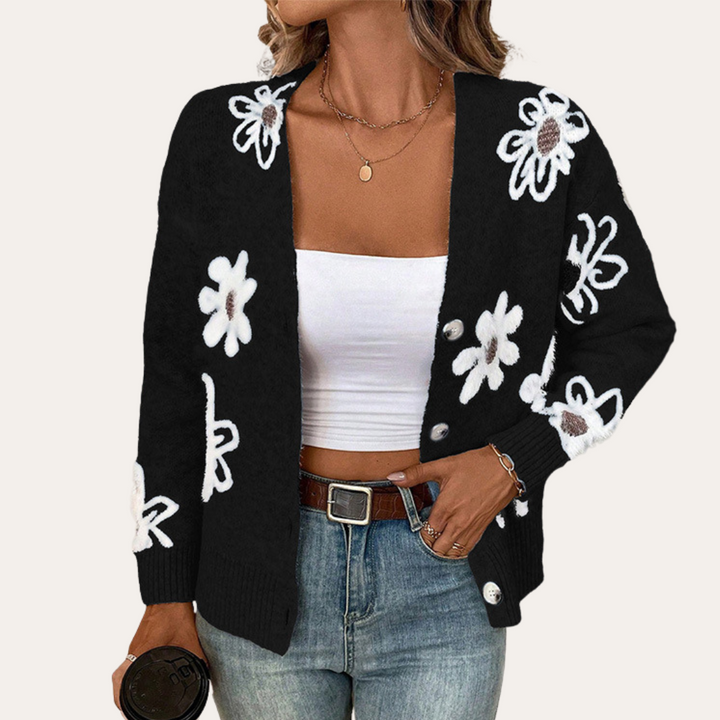 Stilla | Trendy Strikcardigan til Kvinder