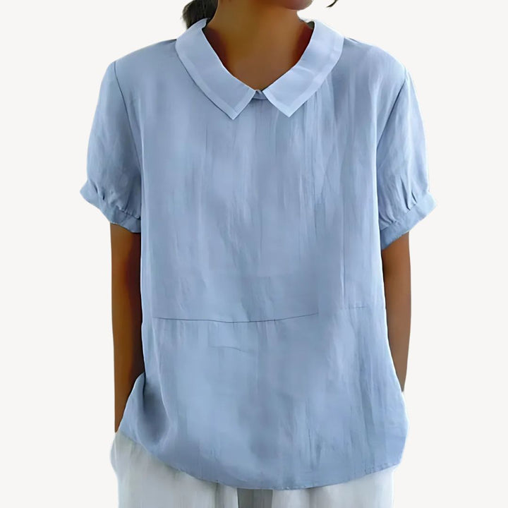 Stilla | Kvinders Krave Linned Mix Bluse