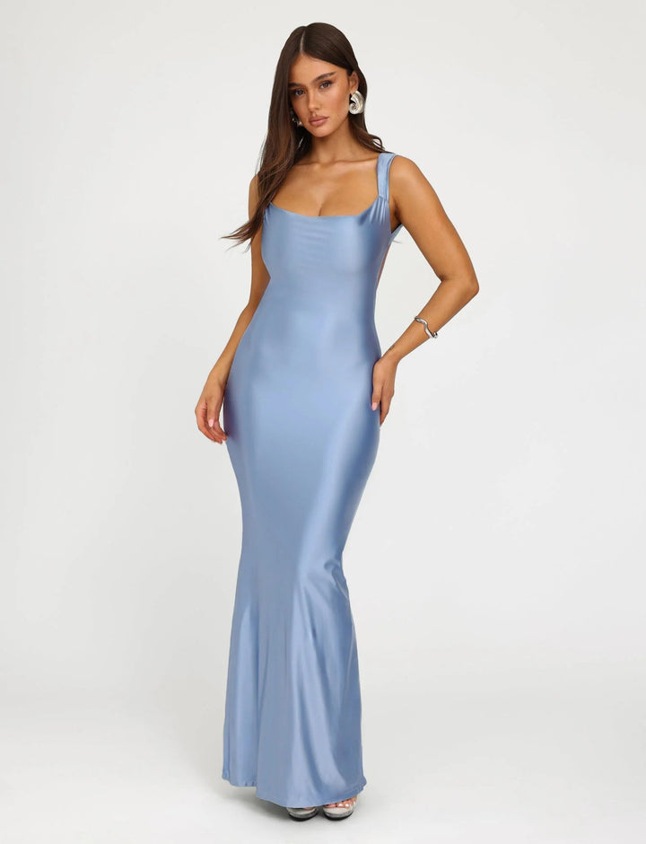 Stilla | Bodycon Maxikjole Uden Ryg