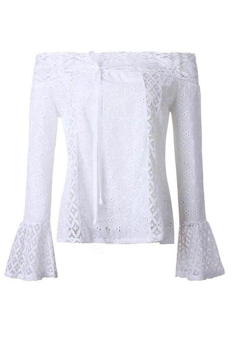 Stilla | Spidsbluse Skulderoverlappende