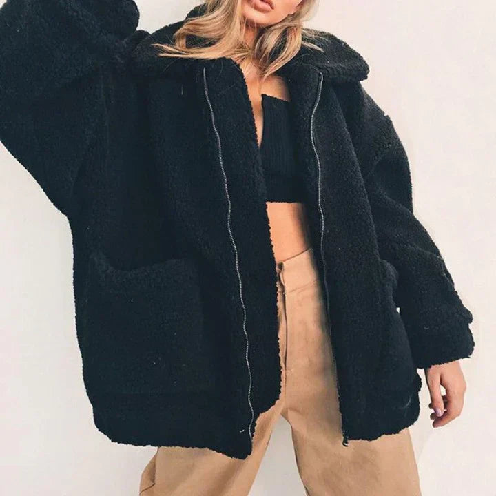 Stilla | Sweat Kvinde Af Fleece Med Bred Krave