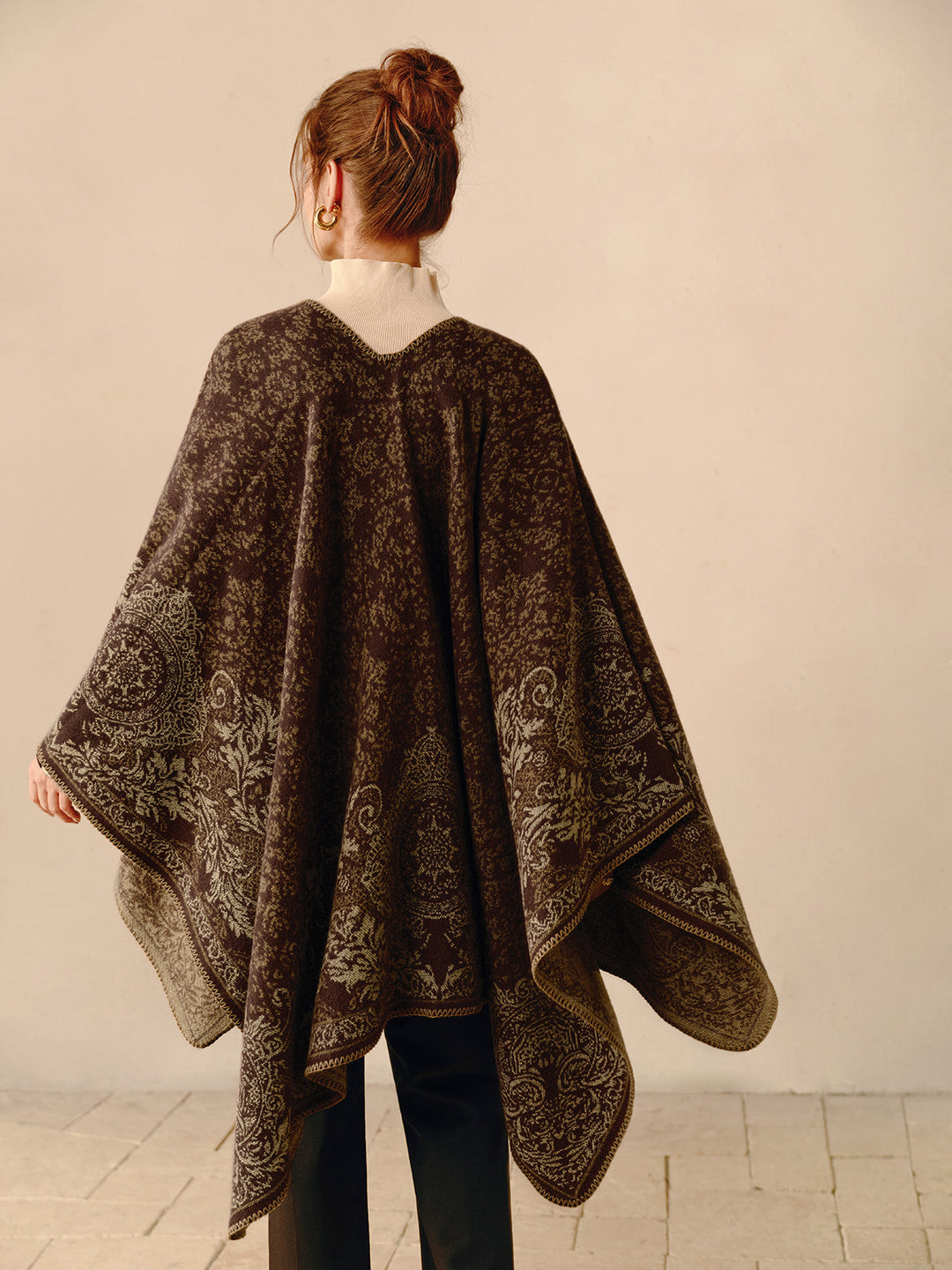 Stilla | Boho Dobbeltstående Poncho