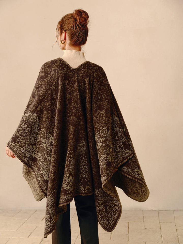 Stilla | Boho Dobbeltstående Poncho