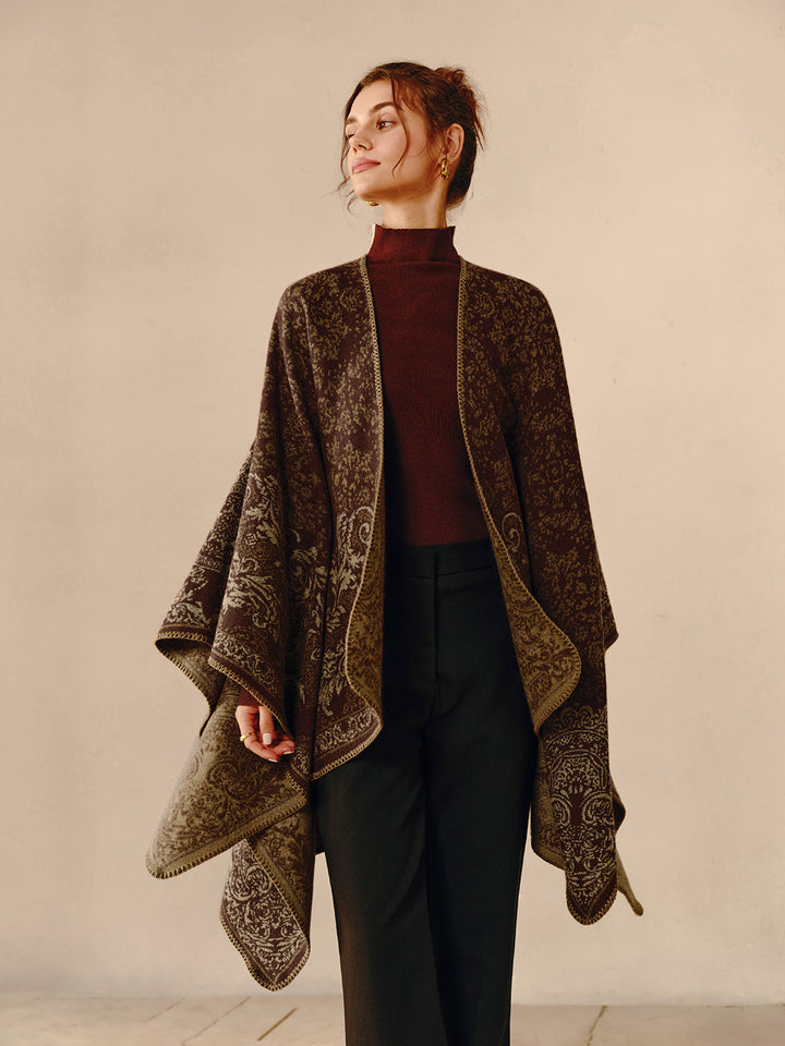Stilla | Boho Dobbeltstående Poncho