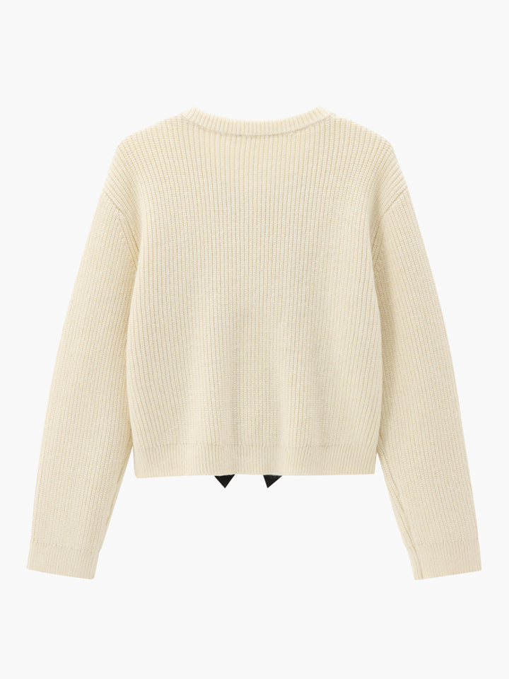 Stilla | Bow-Detail Dame sweater