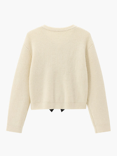 Stilla | Bow-Detail Dame sweater