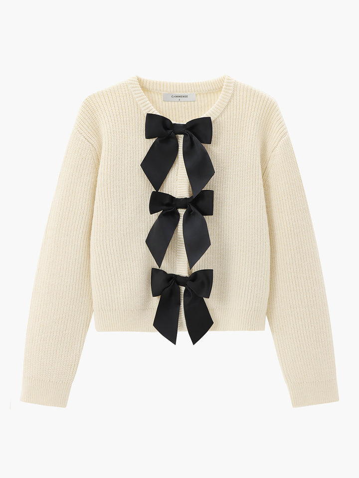 Stilla | Bow-Detail Dame sweater